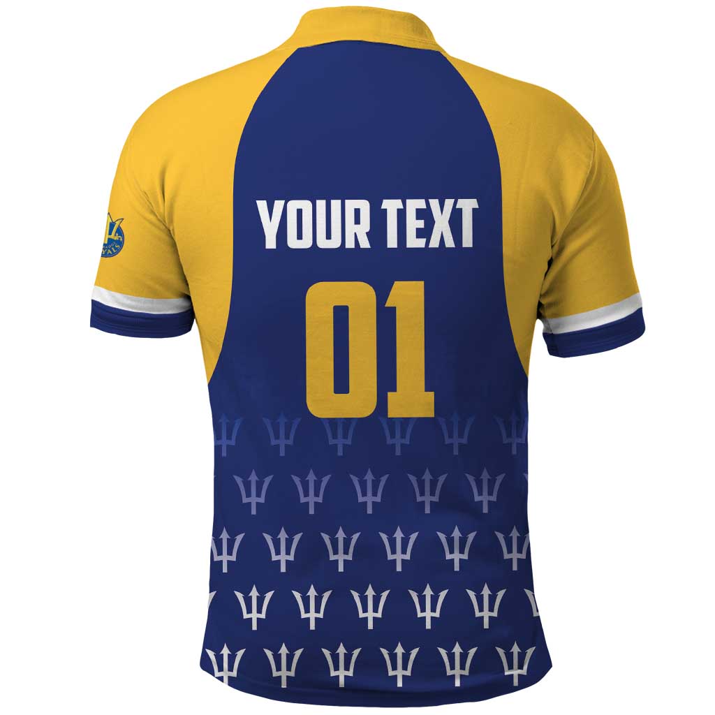 Custom Barbados Tridents Cricket Polo Shirt Go Champions - Wonder Print Shop