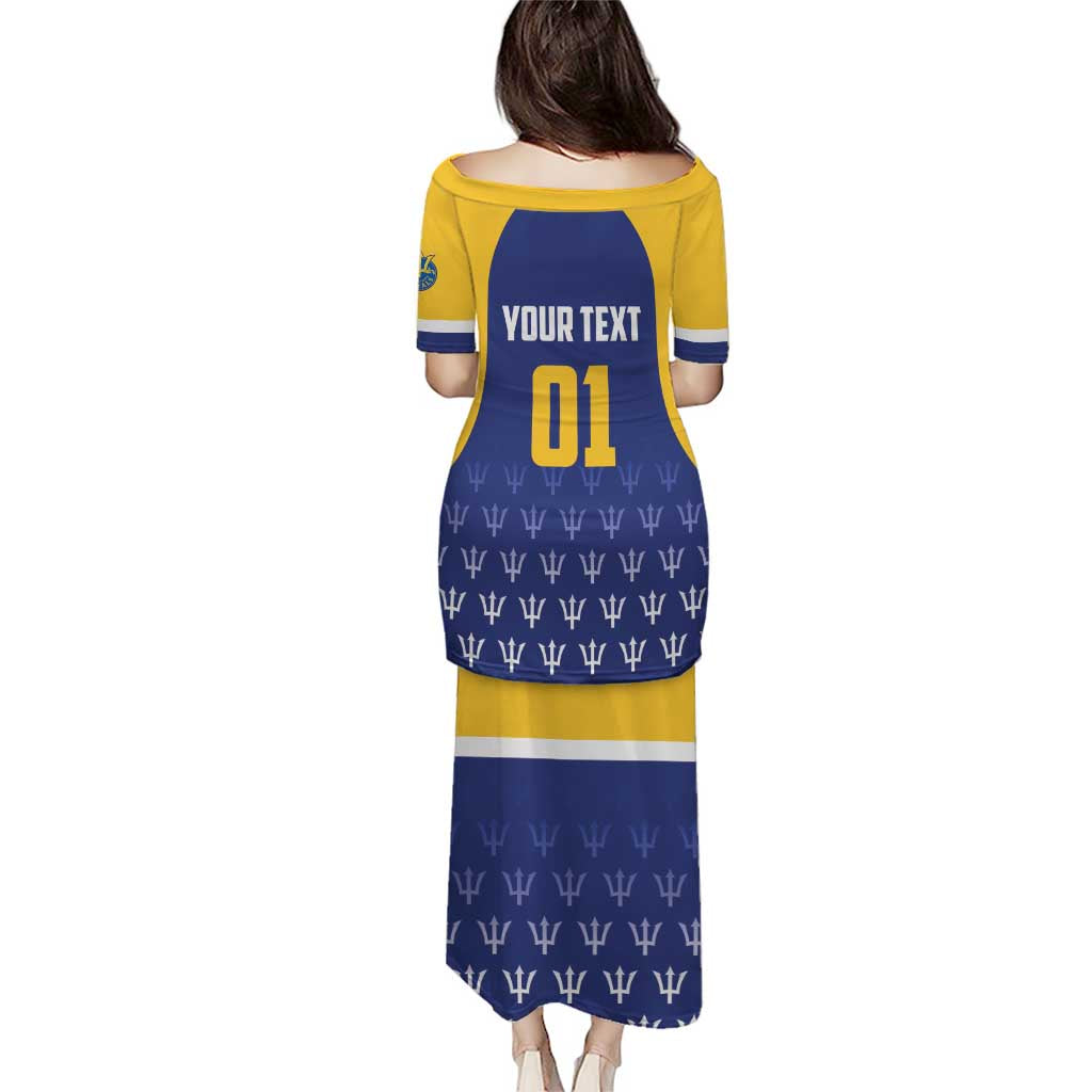 Custom Barbados Tridents Cricket Puletasi Go Champions - Wonder Print Shop