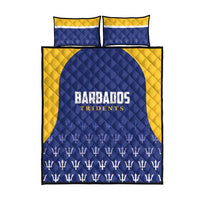 Barbados Tridents Cricket Quilt Bed Set Go Champions - Wonder Print Shop