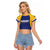 Custom Barbados Tridents Cricket Raglan Cropped T Shirt Go Champions - Wonder Print Shop
