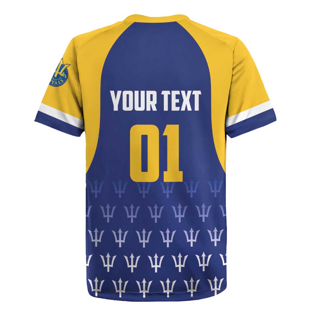 Custom Barbados Tridents Cricket Rugby Jersey Go Champions - Wonder Print Shop