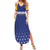 Custom Barbados Tridents Cricket Summer Maxi Dress Go Champions - Wonder Print Shop
