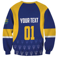 Custom Barbados Tridents Cricket Sweatshirt Go Champions - Wonder Print Shop