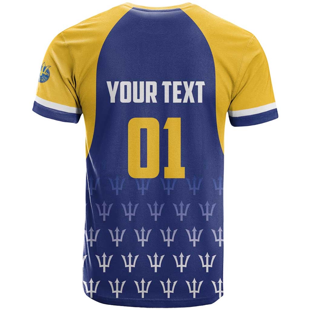 Custom Barbados Tridents Cricket T Shirt Go Champions - Wonder Print Shop