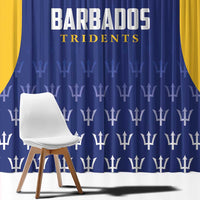 Barbados Tridents Cricket Window Curtain Go Champions - Wonder Print Shop