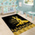 Haiti Neg Marron Gold Area Rug Lespwa pa anyen san aksyon - Wonder Print Shop
