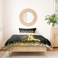 Haiti Neg Marron Gold Bedding Set Lespwa pa anyen san aksyon - Wonder Print Shop
