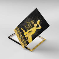 Haiti Neg Marron Gold Canvas Wall Art Lespwa pa anyen san aksyon - Wonder Print Shop