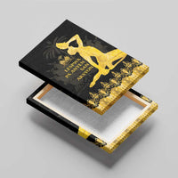 Haiti Neg Marron Gold Canvas Wall Art Lespwa pa anyen san aksyon - Wonder Print Shop