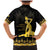 Haiti Neg Marron Gold Family Matching Mermaid Dress and Hawaiian Shirt Lespwa pa anyen san aksyon - Wonder Print Shop