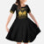 Haiti Neg Marron Gold Family Matching Off The Shoulder Long Sleeve Dress and Hawaiian Shirt Lespwa pa anyen san aksyon - Wonder Print Shop