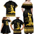 Haiti Neg Marron Gold Family Matching Off Shoulder Maxi Dress and Hawaiian Shirt Lespwa pa anyen san aksyon - Wonder Print Shop
