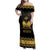 Haiti Neg Marron Gold Family Matching Off Shoulder Maxi Dress and Hawaiian Shirt Lespwa pa anyen san aksyon - Wonder Print Shop
