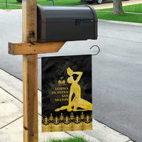 Haiti Neg Marron Gold Garden Flag Lespwa pa anyen san aksyon - Wonder Print Shop