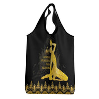 Haiti Neg Marron Gold Grocery Bag Lespwa pa anyen san aksyon