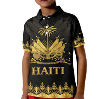 Haiti Neg Marron Gold Kid Polo Shirt Lespwa pa anyen san aksyon - Wonder Print Shop