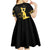Haiti Neg Marron Gold Kid Short Sleeve Dress Lespwa pa anyen san aksyon - Wonder Print Shop