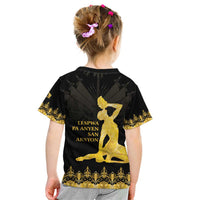 Haiti Neg Marron Gold Kid T Shirt Lespwa pa anyen san aksyon - Wonder Print Shop
