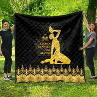 Haiti Neg Marron Gold Quilt Lespwa pa anyen san aksyon - Wonder Print Shop