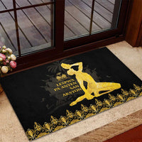 Haiti Neg Marron Gold Rubber Doormat Lespwa pa anyen san aksyon - Wonder Print Shop