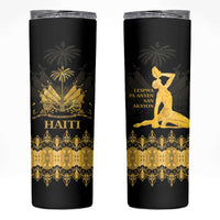 Haiti Neg Marron Gold Skinny Tumbler Lespwa pa anyen san aksyon - Wonder Print Shop