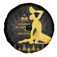 Haiti Neg Marron Gold Spare Tire Cover Lespwa pa anyen san aksyon - Wonder Print Shop