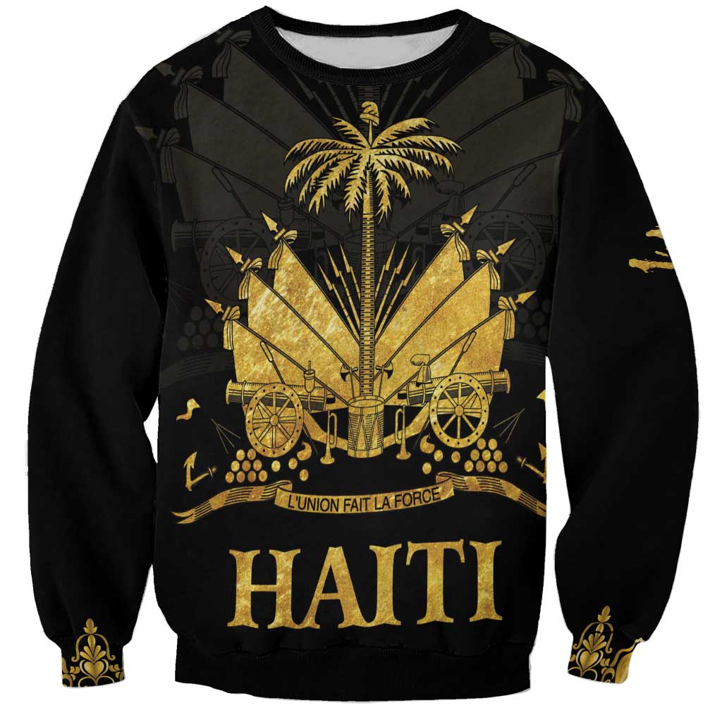Haiti Neg Marron Gold Sweatshirt Lespwa pa anyen san aksyon - Wonder Print Shop