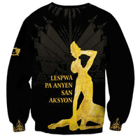 Haiti Neg Marron Gold Sweatshirt Lespwa pa anyen san aksyon - Wonder Print Shop