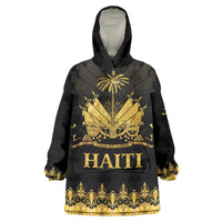 Haiti Neg Marron Gold Wearable Blanket Hoodie Lespwa pa anyen san aksyon - Wonder Print Shop