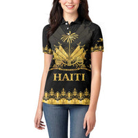 Haiti Neg Marron Gold Women Polo Shirt Lespwa pa anyen san aksyon - Wonder Print Shop