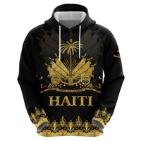 Haiti Neg Marron Gold Zip Hoodie Lespwa pa anyen san aksyon - Wonder Print Shop