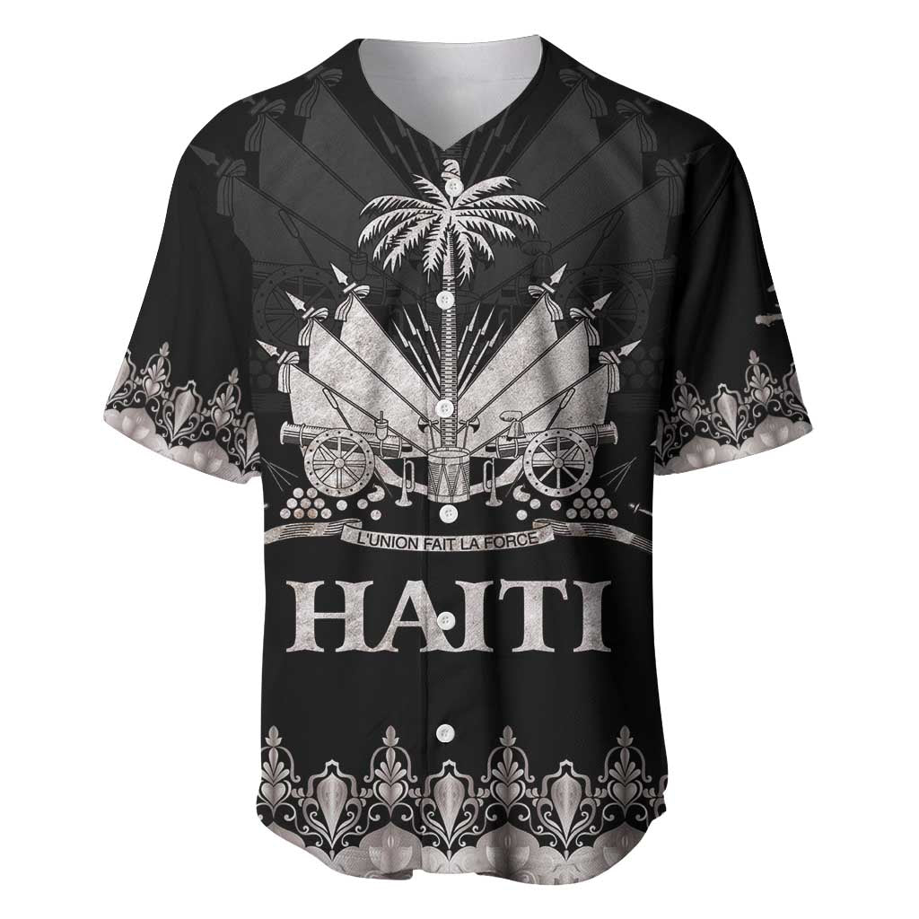 Haiti Neg Marron Silver Baseball Jersey Hope is Nothing Without Action - Wonder Print Shop