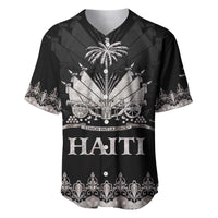 Haiti Neg Marron Silver Baseball Jersey Hope is Nothing Without Action - Wonder Print Shop