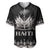 Haiti Neg Marron Silver Baseball Jersey Hope is Nothing Without Action - Wonder Print Shop