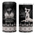 Haiti Neg Marron Silver 4 in 1 Can Cooler Tumbler Hope is Nothing Without Action - Wonder Print Shop