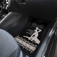 Haiti Neg Marron Silver Car Mats Hope is Nothing Without Action - Wonder Print Shop