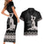 Haiti Neg Marron Silver Couples Matching Short Sleeve Bodycon Dress and Hawaiian Shirt Hope is Nothing Without Action - Wonder Print Shop
