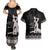 Haiti Neg Marron Silver Couples Matching Summer Maxi Dress and Hawaiian Shirt Hope is Nothing Without Action - Wonder Print Shop