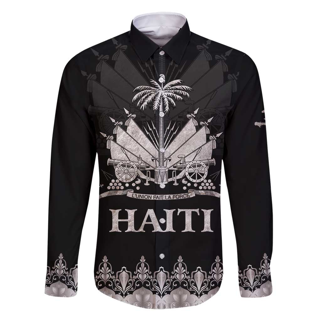 Haiti Neg Marron Silver Family Matching Long Sleeve Bodycon Dress and Hawaiian Shirt Hope is Nothing Without Action - Wonder Print Shop