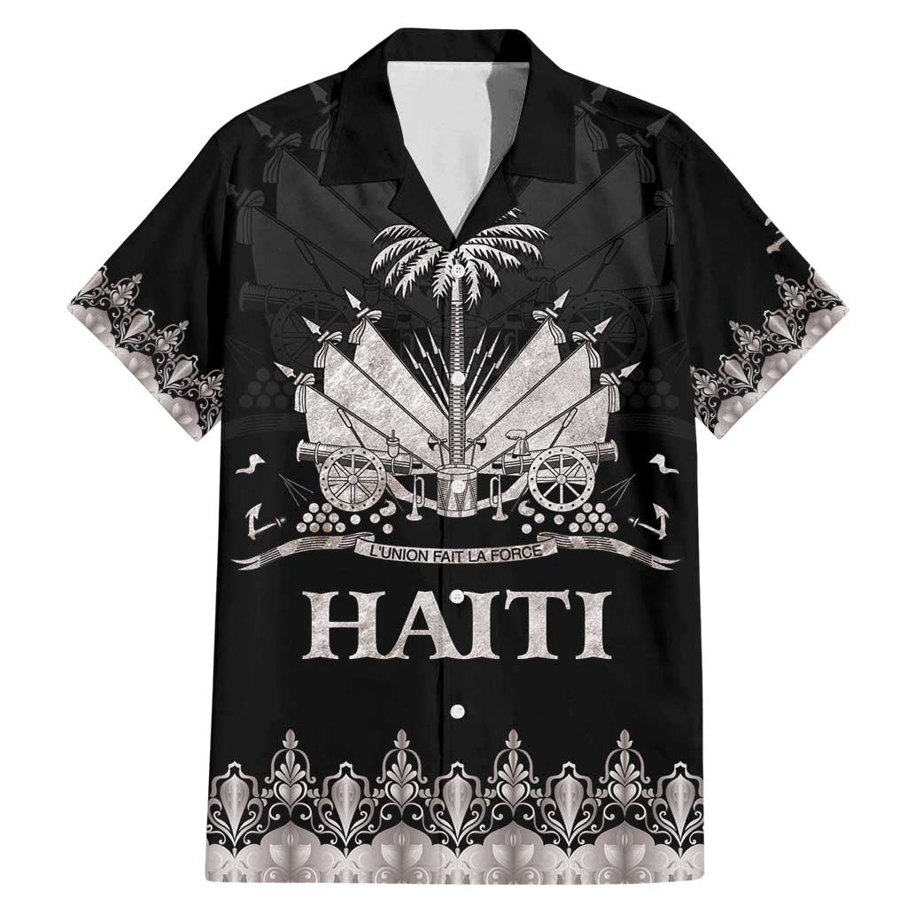 Haiti Neg Marron Silver Family Matching Mermaid Dress and Hawaiian Shirt Hope is Nothing Without Action - Wonder Print Shop