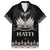 Haiti Neg Marron Silver Family Matching Off Shoulder Short Dress and Hawaiian Shirt Hope is Nothing Without Action - Wonder Print Shop