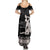 Haiti Neg Marron Silver Family Matching Summer Maxi Dress and Hawaiian Shirt Hope is Nothing Without Action - Wonder Print Shop