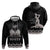 Haiti Neg Marron Silver Hoodie Hope is Nothing Without Action - Wonder Print Shop