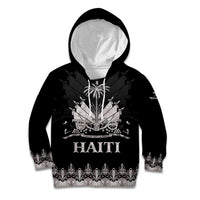 Haiti Neg Marron Silver Kid Hoodie Hope is Nothing Without Action - Wonder Print Shop