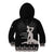 Haiti Neg Marron Silver Kid Hoodie Hope is Nothing Without Action - Wonder Print Shop