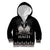 Haiti Neg Marron Silver Kid Hoodie Hope is Nothing Without Action - Wonder Print Shop