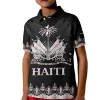 Haiti Neg Marron Silver Kid Polo Shirt Hope is Nothing Without Action - Wonder Print Shop