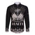 Haiti Neg Marron Silver Long Sleeve Button Shirt Hope is Nothing Without Action - Wonder Print Shop