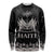 Haiti Neg Marron Silver Long Sleeve Shirt Hope is Nothing Without Action - Wonder Print Shop