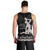 Haiti Neg Marron Silver Men Tank Top Hope is Nothing Without Action - Wonder Print Shop